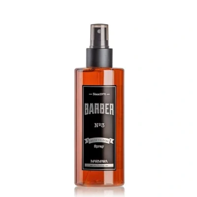 Bild av barber MARMARA No.3 Köln Pump Spray Men (1x 250 ml) efter rakning för män parfymerat vatten efterbehandling herr fräschar upp Cools cologne