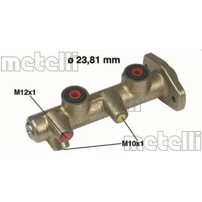 Bild av METELLI 05 0270 Maître Cylindre 23,81 Fonte FORD: Transit Mk3 Сamion à Plateau/Сhâssis, Van, Mk4 Van