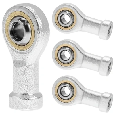 Bild av QWORK® 4 stycken M6 x 1,0 stångändlager, 6 mm kvinnlig gänga kulspetslager