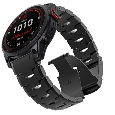 Bild av Fenix 6X Klockarmband, 26mm Silikon Armband Ersättningsband för 6X/Fenix Pro/Fenix 5X /Fenix Plus/Fenix 7X/Fenix 7X Solar/Fenix Sapphire 3 HR