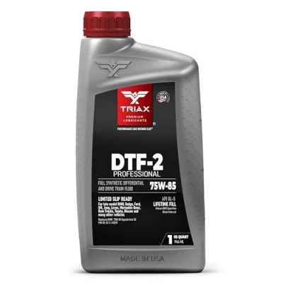 Bild av TRIAX DTF 2 Professional 75W 85 GL 5 Fullsyntetisk Vätska för Differentialer, Transmissioner, Hypoidväxlar och Begränsad Glidtransmission (1 Quart/0.946 l)