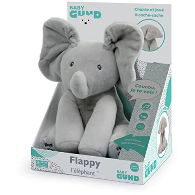 Bild av GUND Flappy The Interactive Elephant For baby Flytta, Prata och Sjung för Dina Barn gosedjur elefant midja 30 cm 6054176 från 10 månader