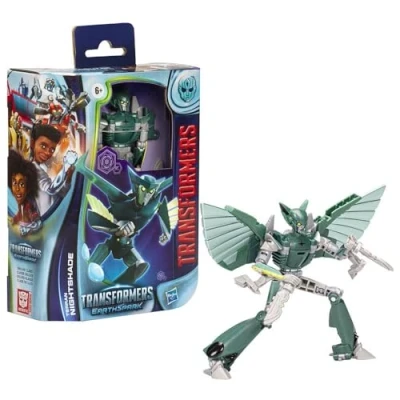 Bild av Transformers EarthSpark, Terran Nightshade Deluxe klass, 12,5 cm, robotleksak för barn, från 6 år