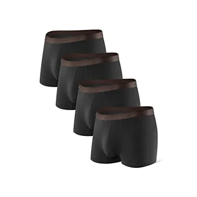 Bild av David Archy Boxerkalsonger för män, bambuboxershorts män med 3D påse, multipack, ultramjuka och andningsbara, M