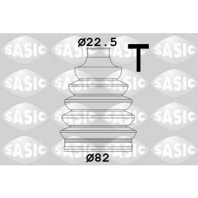 Bild av SASIC 1904045 Soufflet De Cardan Essieu avant, côté roue Thermoplastique OPEL: Corsa D 3/5 portes, C Meriva A, DACIA: Lodgy