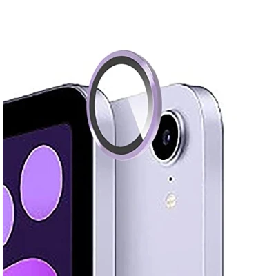 Bild av GIOPUEY [Kameralinsskydd med fullt skydd kompatibelt iPad mini 6/mini 7 2024, [Dubbelt skydd] metall + härdat glas, kameraskydd lila