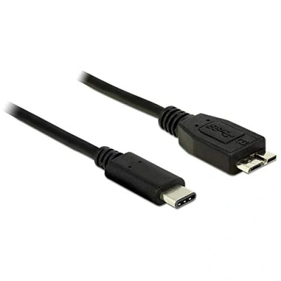 Bild av Delock kabel USB 3.1 Gen 2 Typ C kontakt &gt; Micro B 1, 0 m svart
