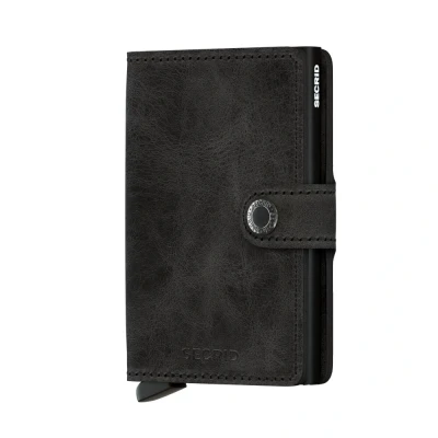 Bild av Secrid Miniwallet Vintage Black Gratis gravyr