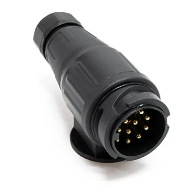Bild av Släpvagnsadapter 13 polig, 12V adapter för släpvagnskoppling, bil elkoppling släp kontakt