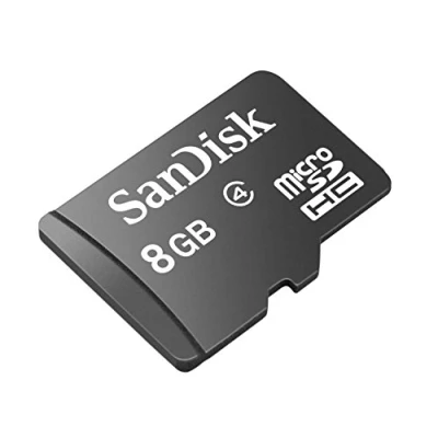 Bild av SanDisk 8 GB MicroSDHC endast minneskort (etikett kan ändras) Standardförpackning