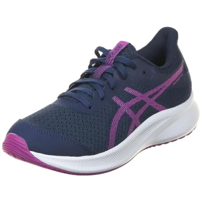 Bild av Asics Patriot 13 Unisex Neutrala löparskor för barn, Storlek: 36, Blue expanse/bold magenta Textil/syntet
