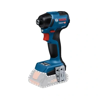 Bild av Bosch Professional 18V System sladdlös slagskruvdragare GDR 220 C (upp till 3 400 v/min, vridmoment Nm, borstlös motor utan batterier och laddare, inkl. 1 x bältesklämma, bitshållare)