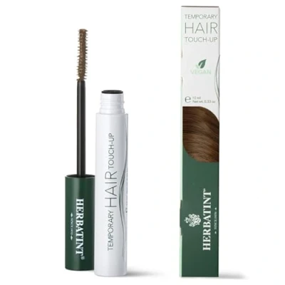 Bild av Herbatint Temporary Hair Touch Up Blond omedelbar hårväxt retuschering mascara, tillfällig täckning av grått hår, dermatologiskt testad, 93% ingredienser naturligt ursprung