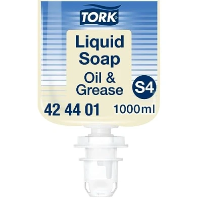 Bild av Tork Olje och Fettlösande Flytande Tvål S4, Dermatologiskt Testad, 6 x 1 000 ml, 424401
