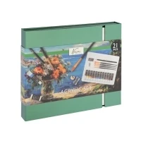 Bild av Nassau Acrylic art set 21 pcs. in cardboard box