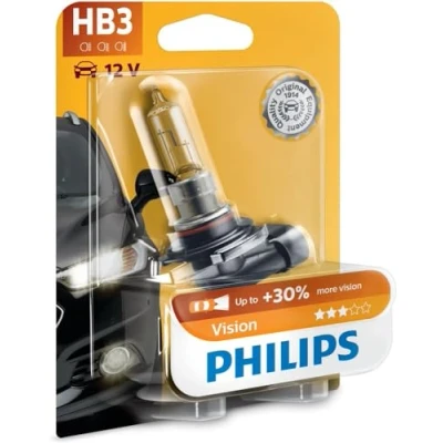 Bild av PHILIPS 9005PRB1 Ampoule, projecteur longue portée HB3 12V 60W 3200K Halogène TOYOTA: RAV4 IV SUV, Auris Break, 5 portes, BMW: X5, Berline