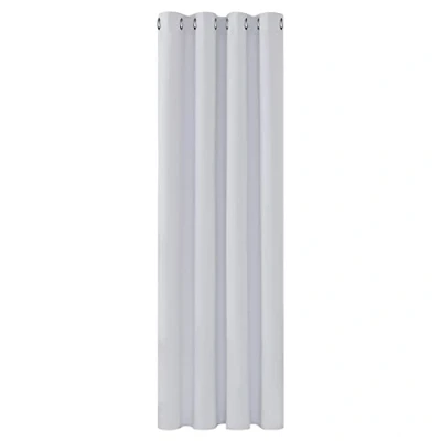 Bild av Deconovo gardin med öljetter mörkläggningsgardinöglor termisk gardin, 183x132 cm (höjd x bredd), gråvit, 1 bit