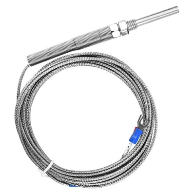 Bild av Temperaturkontroll, Keenso termoelement sensor typ K gänga M8 temperatursensor tråd för (5M)