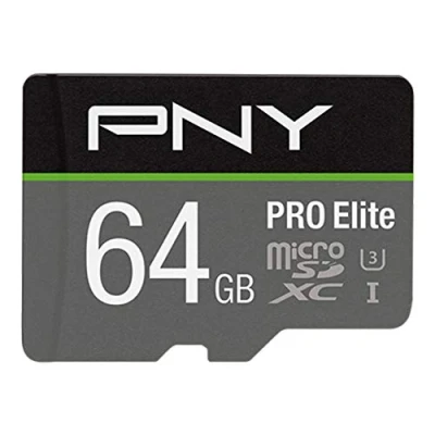 Bild av PNY Pro Elite microSDXC card 64GB Class 10 UHS I U3 100MB/s A1 V30