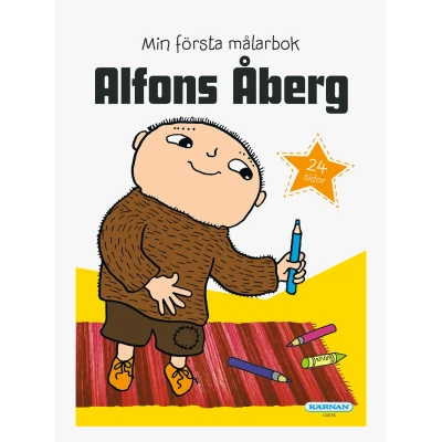 Bild av Kärnan Min första målarbok Alfons Åberg