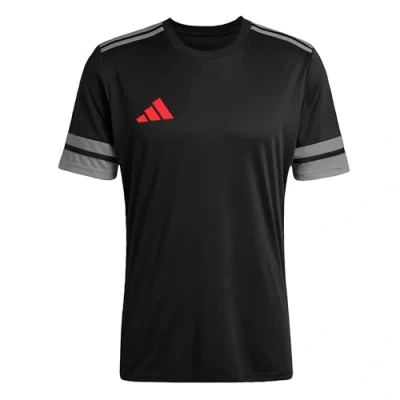 Bild av adidas För Män SQUADRA25 JERSEY SHORT SLEEVE, black/team grey four/pure ruby, S