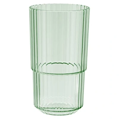 Bild av APS dryckesbägare LINEA högkvalitativt tritan plastdricksglas med 0,5 liter, BPA fritt, stapelbar, okrossbart återanvändbart glas, och diskmaskinssäkert, 500 ml, ljusgrön