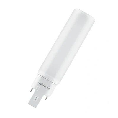 Bild av OSRAM Dulux D 13 LED lampa för G24D 1 sockel, 5 Watt, 1000 Lumen, Varmvit (3000K), roterbar, ersättning konventionell 13W glödlampa