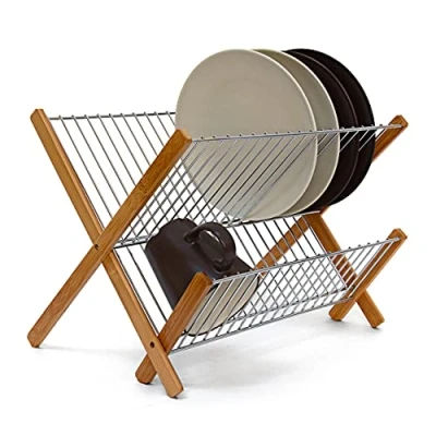 Bild av Ralaxdays 10019151 tömningställ, bambu, 29 x 38 27 cm, brun/silver