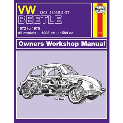 Bild av Haynes Reparationshandbok, Vw Beetle 1303, 1303s &amp; Gt, Universal, 0159