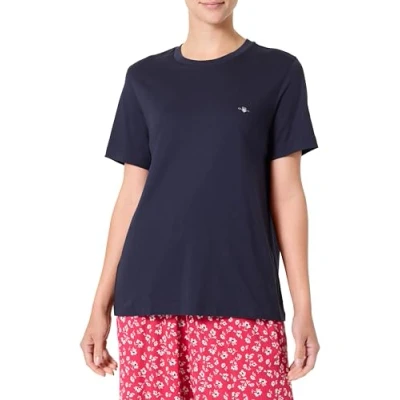 Bild av GANT Archive Shield Tshirt bas, Storlek: Small, Evening blue