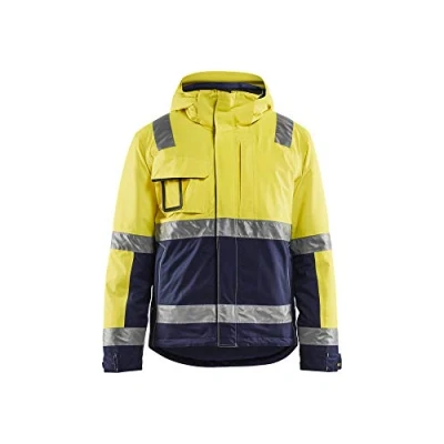 Bild av VARSELJACKA 4870 1987 VINTER VARSELGUL/MARINBLÅ XXXL Beijerbygg Byggmaterial
