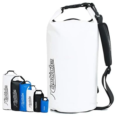 Bild av riptide Dry Bag vattentät packpåse med axelrem vit 40 l