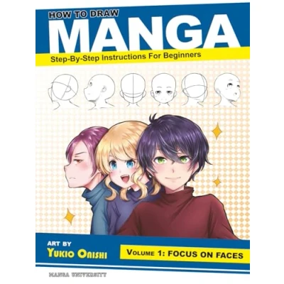Bild av How to Draw Manga: Focus on Faces (Step by Step Instructions for Beginners Vol. 1)