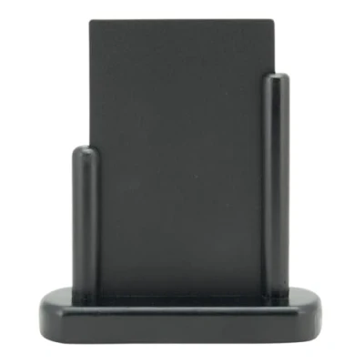 Bild av Securit Elegant bordsstativ för bord med dubbelsidig bordsyta träbas U formad vit kritpenna, ca 17,5 x 15,5 cm