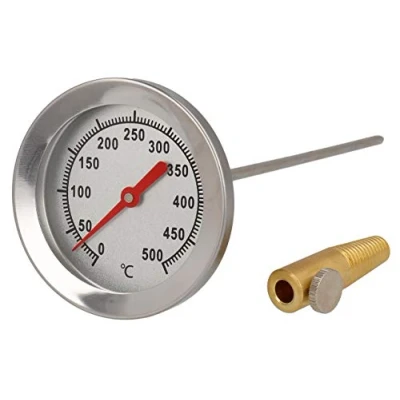 Bild av Lantelme Rostfritt stål 500 C analog termometer, 50 cm, T6845 matlagning, ugn, grill