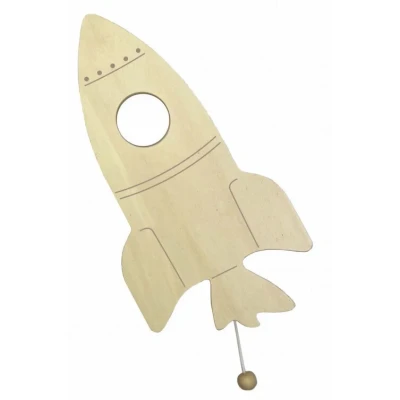 Bild av Egmont Toys Raket Speldosa, Trä