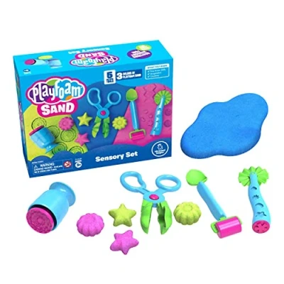 Bild av Learning Resources Educational Insights Playfoam Sand Sensorisk Uppsättning, Flerfärgad
