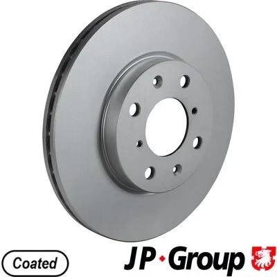 Bild av JP GROUP 1263106000 Disque de frein Essieu avant 252 20 4 ventilé revêtu SUZUKI: SWIFT 3, Splash, OPEL: Agila B