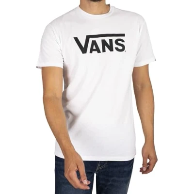 Bild av Vans herr klassisk Drop V T shirt, Vit svart, XS