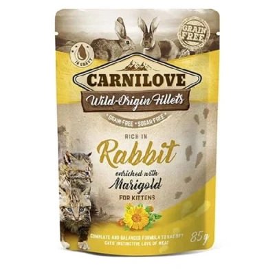 Bild av Carnilove cat pouch rich in Rabbit enriched w/Marigold