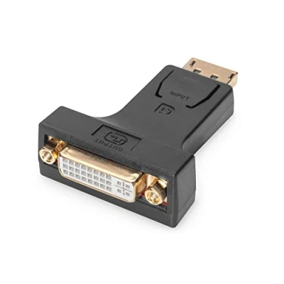 Bild av DIGITUS DisplayPort grafikadapter, DP till DVI I (24+5), WQXGA, 2560 x 1600 pixel, Svart