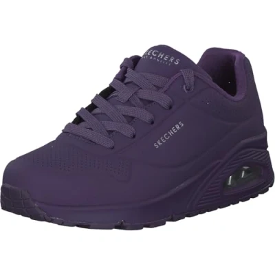 Bild av Skechers Uno Stand on Air Sneaker för kvinnor, Lila Durabuck Mesh, 38.5 EU