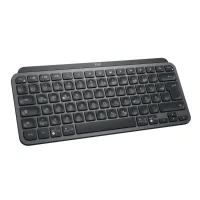 Bild av Logitech MX Keys mini minimalistiskt trådlöst upplyst tangentbord, kompakt, Bluetooth, bakgrundsbelyst, USB C, kompatibel med Apple macOS, iOS, Windows, Linux, Android, metallbyggnad grafit