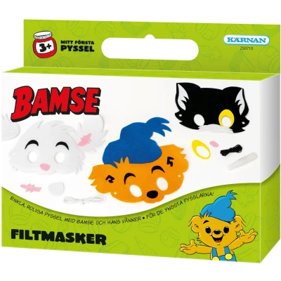 Bild av Kärnan Kul Att Skapa Bamse Ansiktsmasker Pysselset