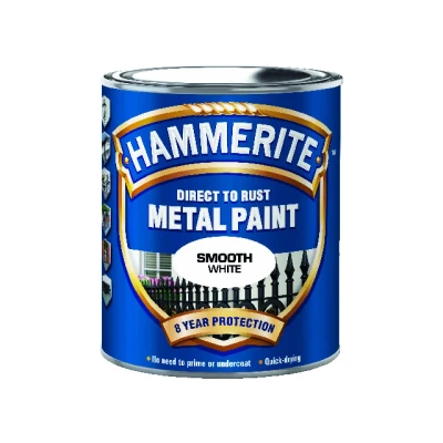 Bild av Hammerite Hammarlack Smooth Vit 750 ml Rostskyddsfärg / Metallfärg