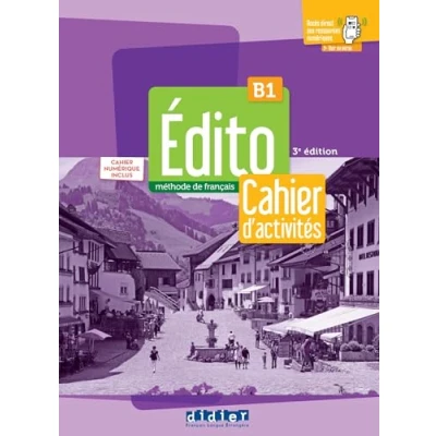 Bild av Édito B1 édition 2022 2024 Cahier + numérique inclus: d&#039;activités