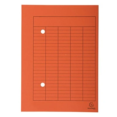 Bild av Exacompta 353509B omloppsmapp (från återvunnen kartong 250 g, med organisationstryck Forever, för format DIN A4) 1 st orange
