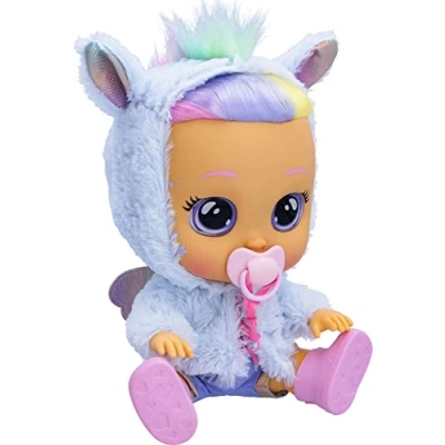Bild av CRY BABIES Dressy Fantasy Jenna, interaktiv docka som gråter äkta kallertårar. Med hår för styling, utbytbara kläder och accessoarer leksak present till barn