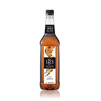 Bild av Philibert Routin Sirup Amaretto, kaffesirap, för bakning, kaffe, arom, sirap, 1 000 ml