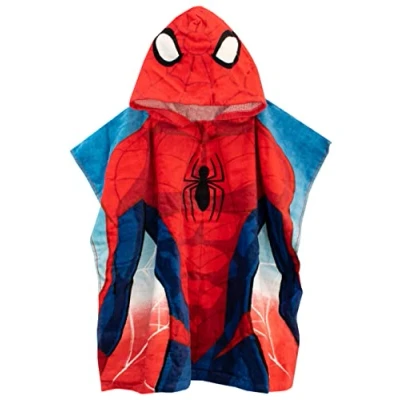 Bild av Marvel Pojkar Poncho Spiderman Röd En Storlek